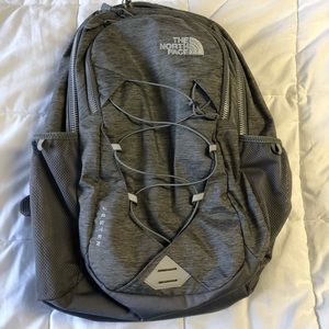 Grey North Face Backpack